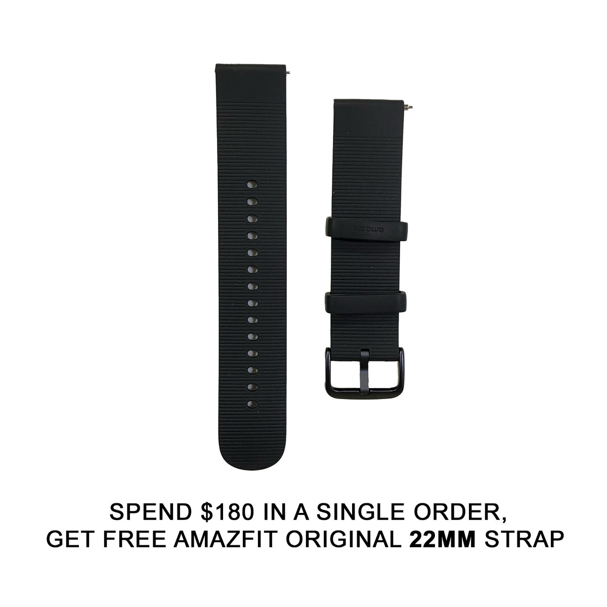 [NOT FOR SALE] [GWP] Amazfit Original Silicon Strap 22mm fits for Balance 2, Bip 6, Balance, Bip 5, Bip 5 Unity [1 PER ORDER ONLY]