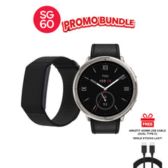 [SG60 BUNDLE] Helio Strap + Active 2 (FREE GIFT: AMAZFIT USB TYPE C CABLE)