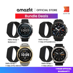[BUNDLE DEAL] Helio Strap | T-Rex Series | Balance 2 Fitness Smartwatch