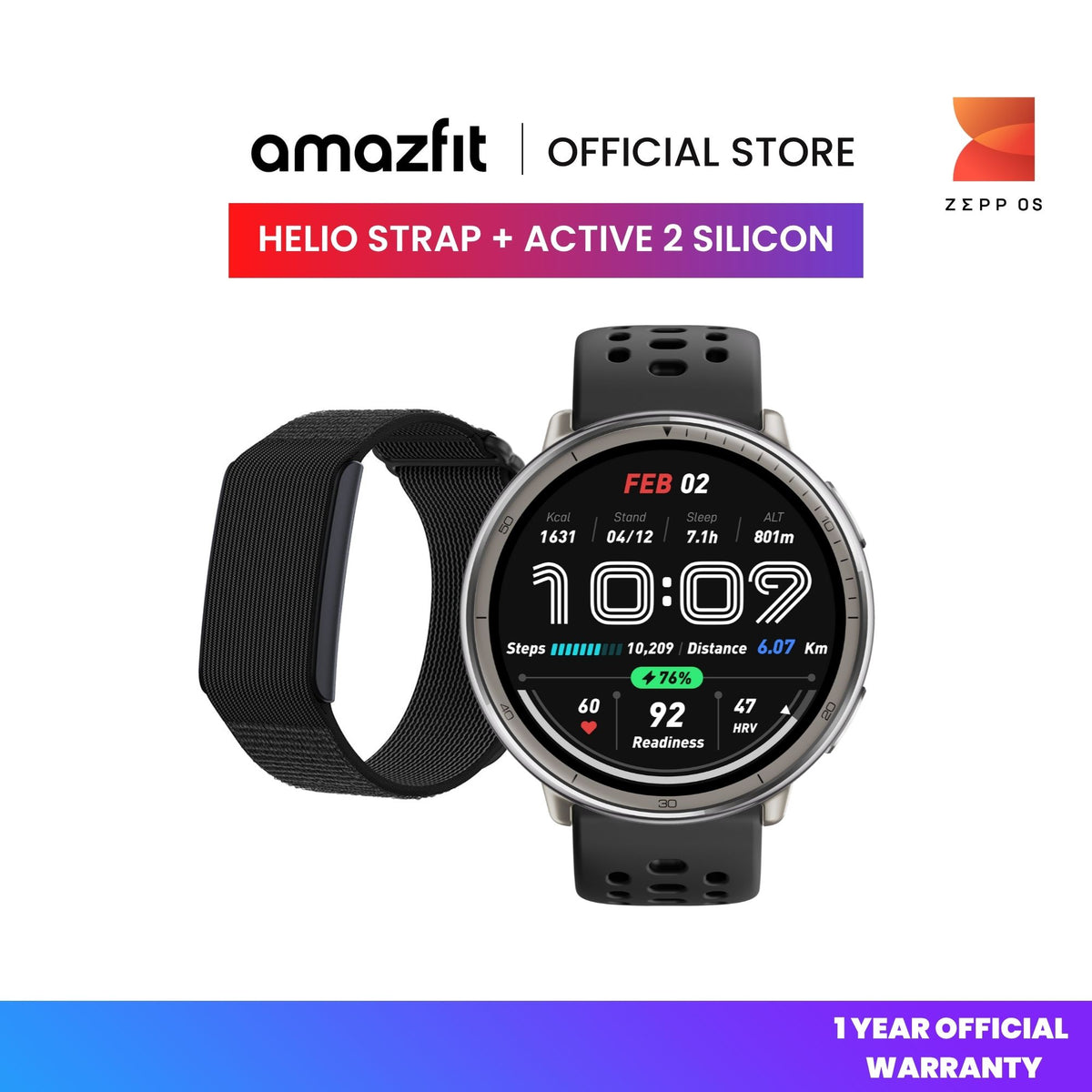 [BUNDLE DEAL] Helio Strap | Active 2 Series | Balance 2 Fitness Smartwatch