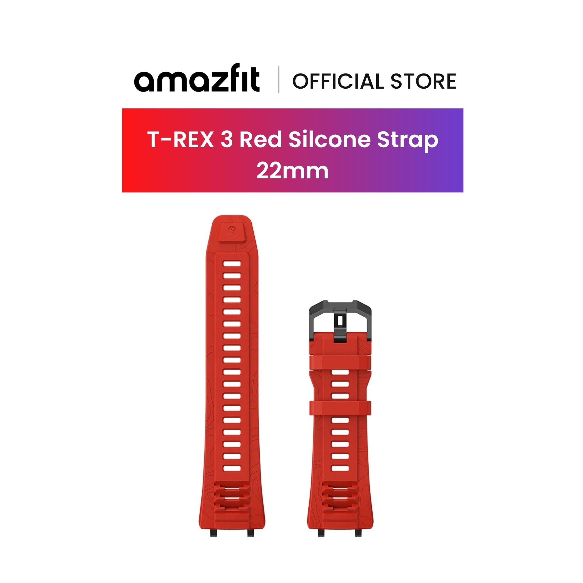 Amazfit T-Rex 3 Silicon Watch Strap 22mm