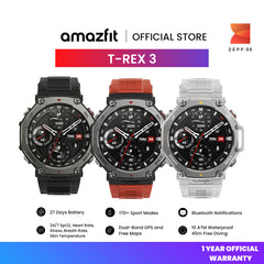 Amazfit T-Rex 3 [FREE PROTECTOR CASE]