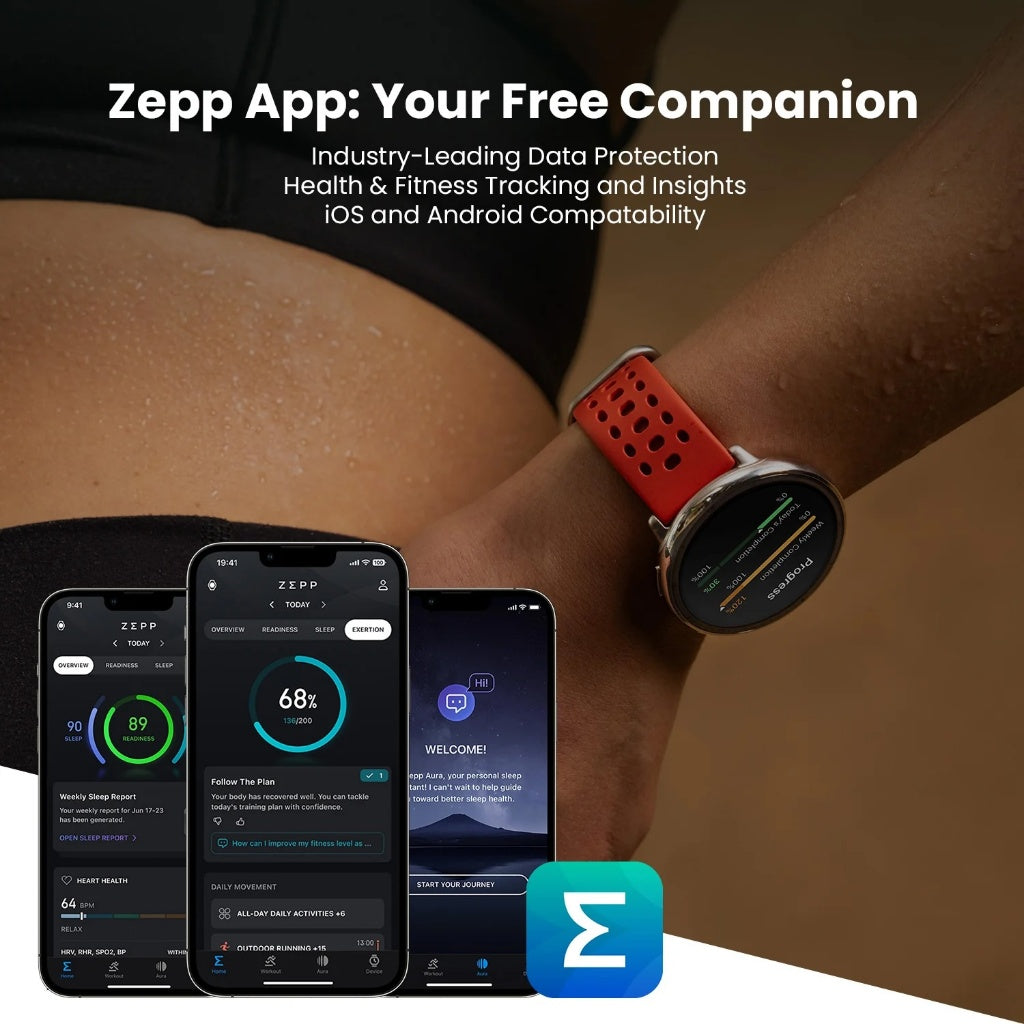 [SG60 BUNDLE] Helio Strap + Active 2 (FREE GIFT: AMAZFIT USB TYPE C CABLE)